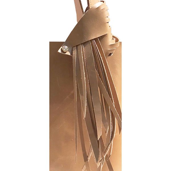 Crystal Tan Fringe Accessory 